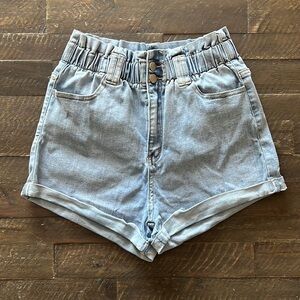 High Waisted Jean Shorts - Size 30